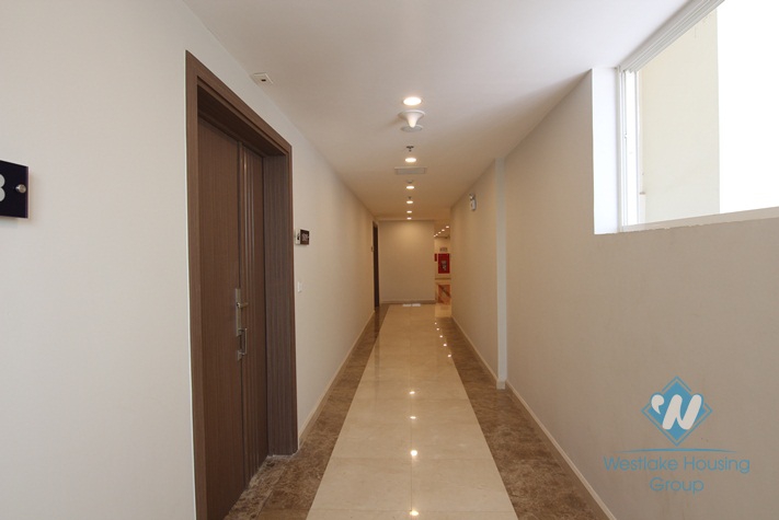 Nice high floor two bedrooms apartment for rent in L3 building, Ciputra urban, Tay Ho, Ha Noi